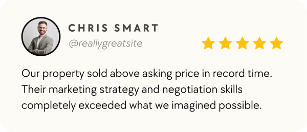 example of reviews for real estate agents