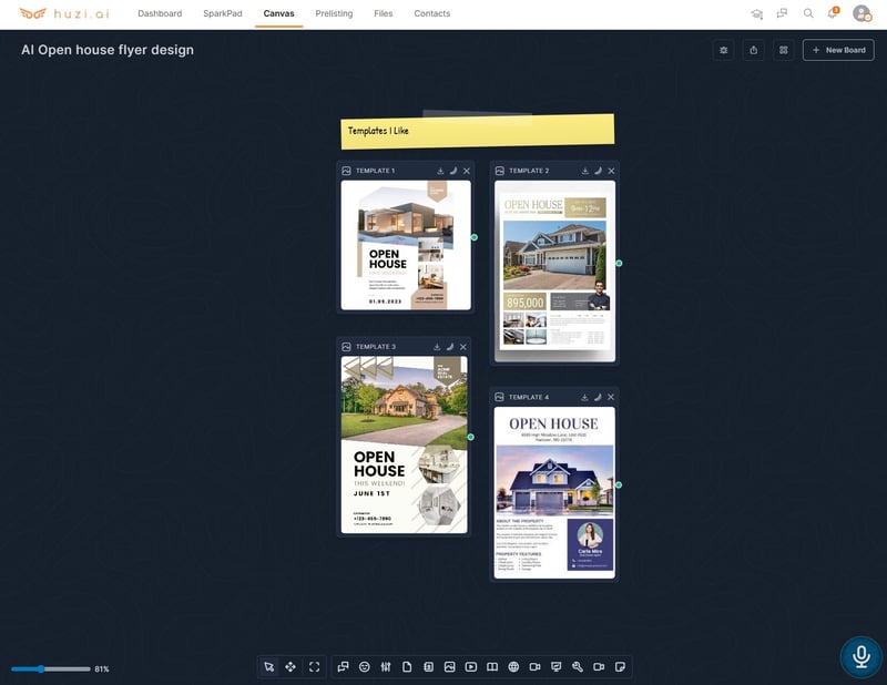 real estate open house flyer templates